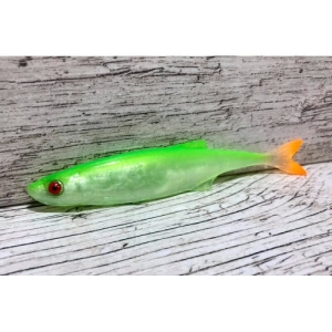Gummifisch SEWRO Ukelei 16cm Fluo Natürlicher Schwanz