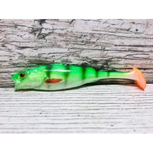 Gummifisch SEWRO Barsch 11cm Fluo