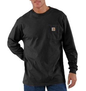 Carhartt Heavyweight Langarm T-Shirt Schwarz M