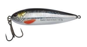 Abu Garcia Rattlin Atom 9,5 cm Silberne Plötze 16,5 G
