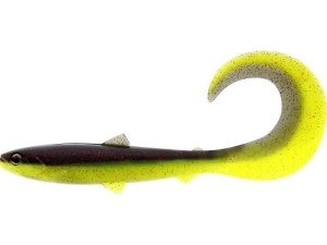 BullTeez Curltail 10cm 6g Schwarz/Chartreuse