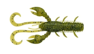 Pulse Realistic Craw Hollow Grün Olive 10cm 6St.