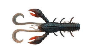 Pulse Realistic Craw Hollow Dark Cray UV 10cm 6pcs