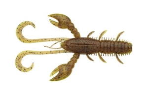Pulse Realistic Craw Hollow Braun Chartreu7cm 8pcs