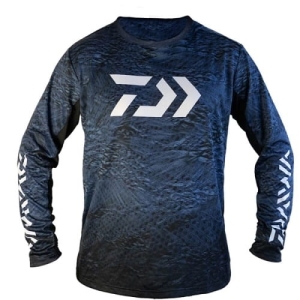 Daiwa T-shirt D-Vec Sunp LS Hemd Marine S