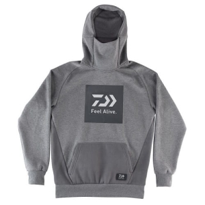 Daiwa Kapuzen-Sweatshirt D-Vec Snood Gray XXL