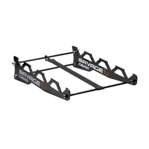 Sg Belly Boat Rod Station Schwarz 4 Ruten