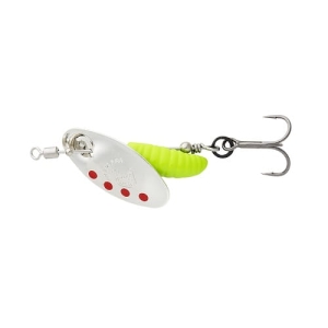 SG Grub Spinners #0 2.2G S Silber Rot Limette