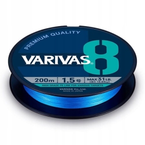 Geflochtene Varivas8 PE #1 - 150m - 20lb - Blau