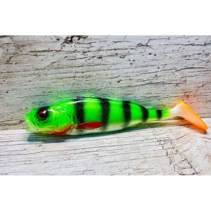 SEWRO Gummiband Barsch 18cm Fluo