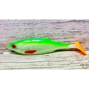SEWRO Gummi Rotauge 10cm Fluo