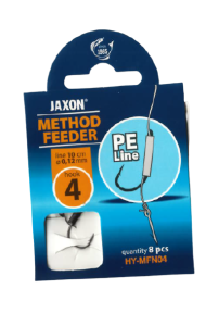 Jaxon Haken mit Vorfach Braid Needle#4 0.12mm
