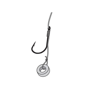 Jaxon Haken mit Vorfach Braid #6 0.12mm