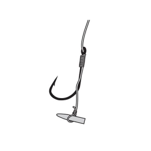 Jaxon Haken mit Vorfach Braid #6 0.12mm
