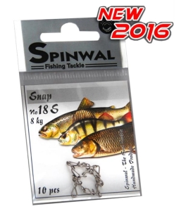 Karabiner Spinwal nr.18 S 8kg 10pcs.
