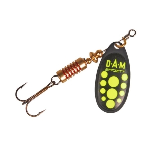 DAM Effzett Standard Spinner Schwarz Gelb 4g