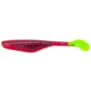 Bass Assassin Walleye Turbo Shad 10cm Plum CT 10pcs