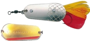 Blinker DAM Effzett Weedless Spoon 22g/Silver/Gold