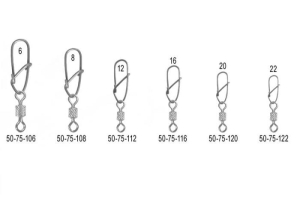 Wirbel mit karabiner Dragon Super Lock nr 6/10pcs