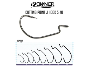Haken Owner 5140 J-Hook 1 6pcs.