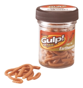 Gummi Berkley GULP! EarthWorms 10cm Natural Brown